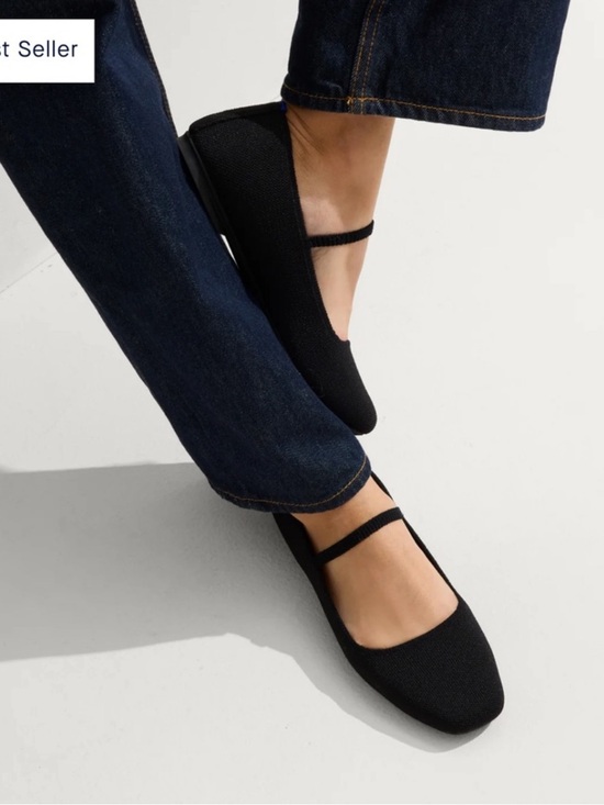 Shoes - Black Mary Jane Flats - Size 8.5